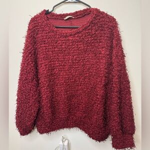 Zara Women’s Burgundy Jumper – Size Small